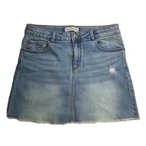 Zara Kids Denim Skirt Size: 13-14